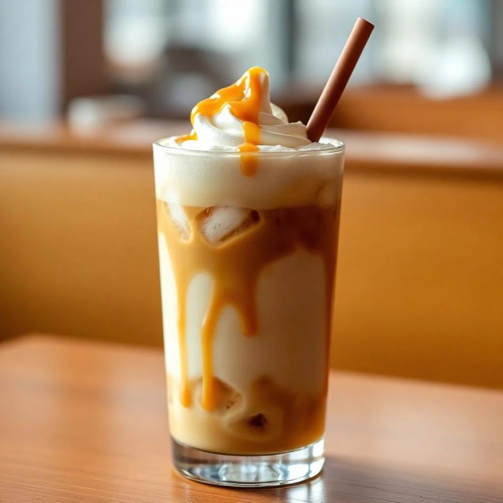 Iced Salted Caramel Latte